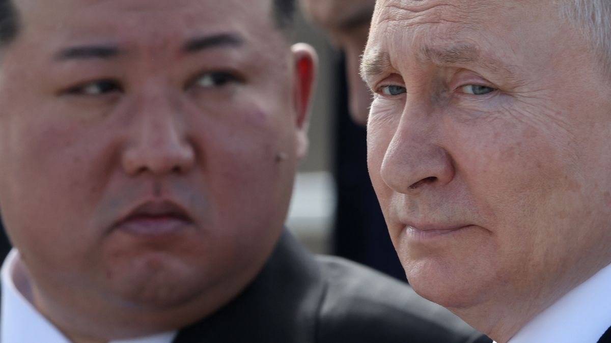 „Podporujeme všechny Putinovy kroky,“ vzkázal Kim Čong-un z návštěvy v Rusku